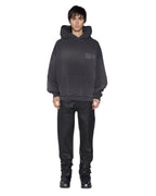 MENS ACE EKCESS HOODIE GREY FADE FLEECE