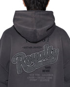 MENS ACE EKCESS HOODIE GREY FADE FLEECE