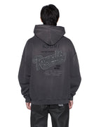 MENS ACE EKCESS HOODIE GREY FADE FLEECE
