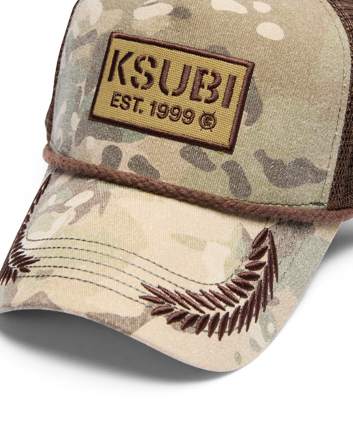 STATE CAMO TRUCKER HEADWEAR