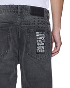 MENS HAZLOW VILLIAN GREY DENIM JEANS