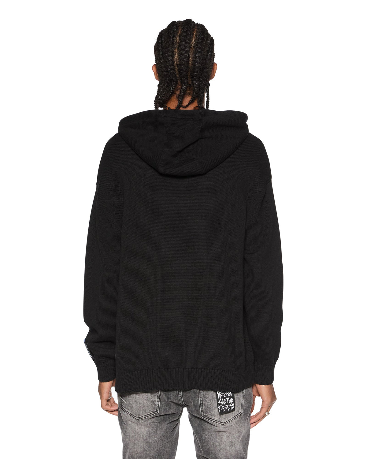 1999 KNIT HOODIE BLACK