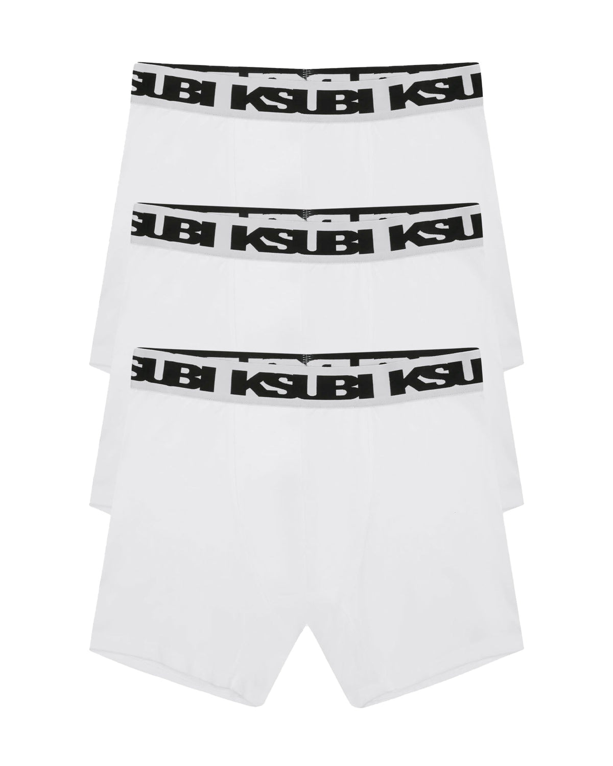ROYALTY BOXER BRIEF 3 PACK WHITE UNDERWEAR