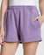 WOMENS  3 X 4 TRAK SHORT LILAC RELAXED WALKSHORTS