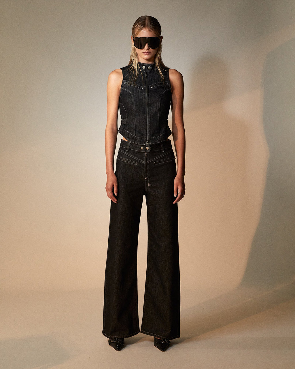 WOMENS PARADIGM GILET MIDNIGHT FASHION TOPS