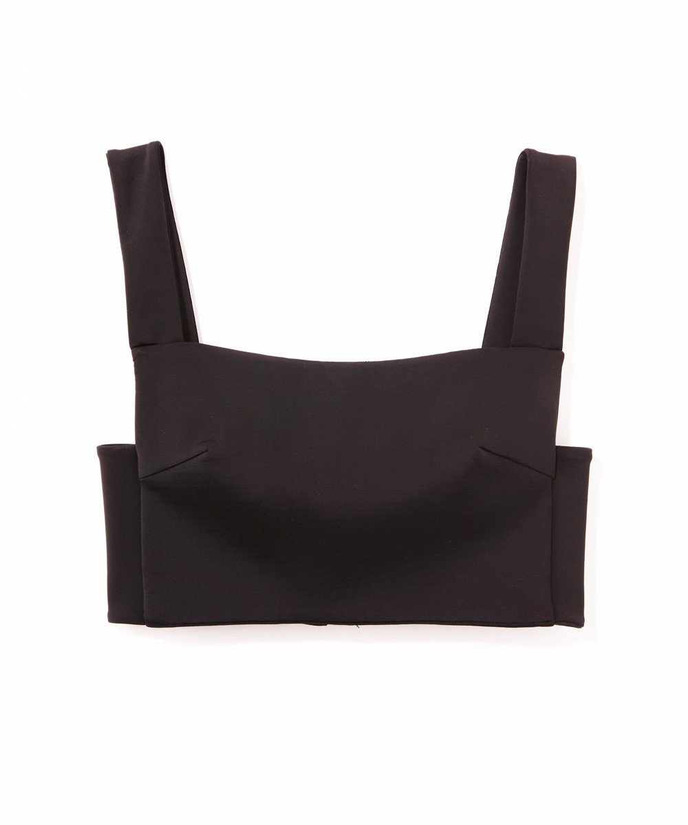 RACY CROP TOP BLACK FLASH