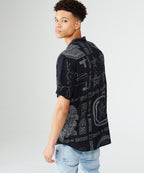 Mens Super Nature Ss Shirt Black Shirts - Black