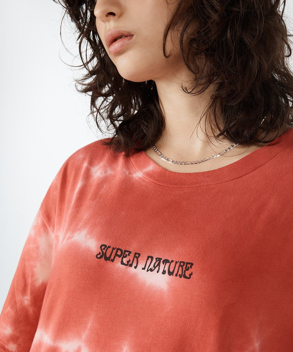 SUPER NATURE SS TEE RED DYE