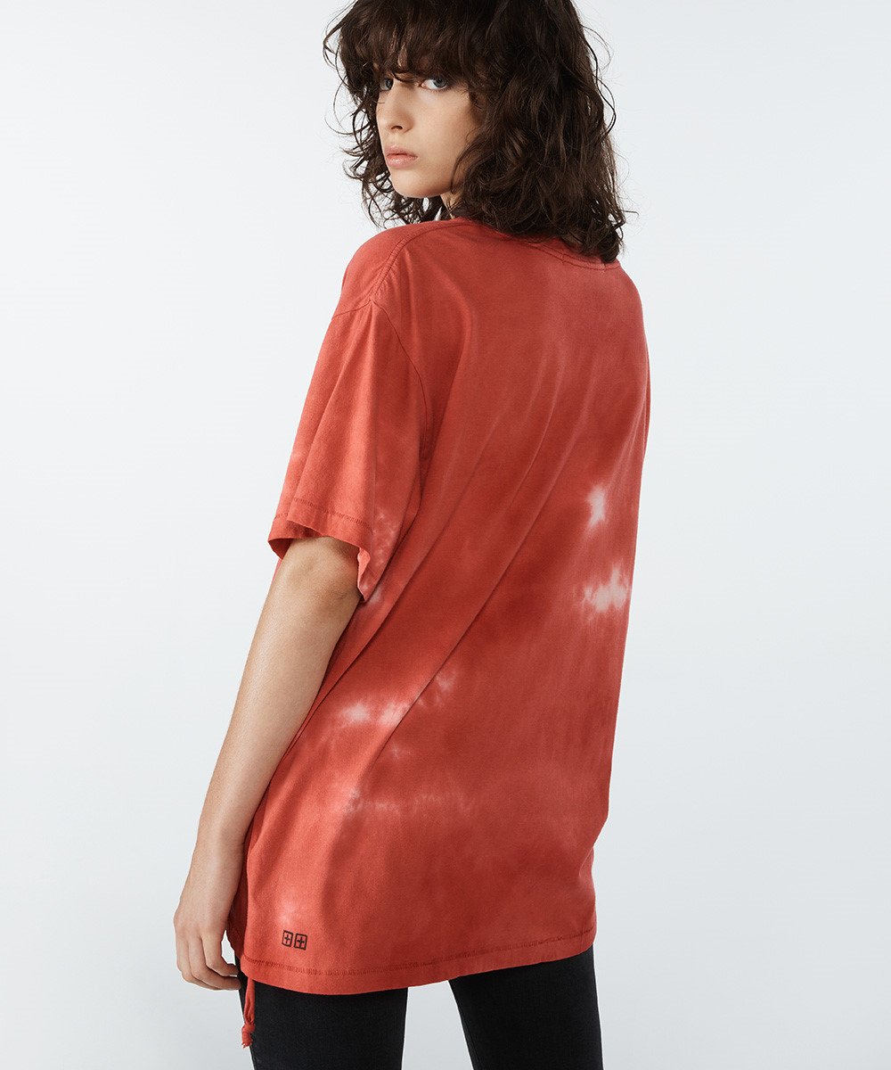 SUPER NATURE SS TEE RED DYE