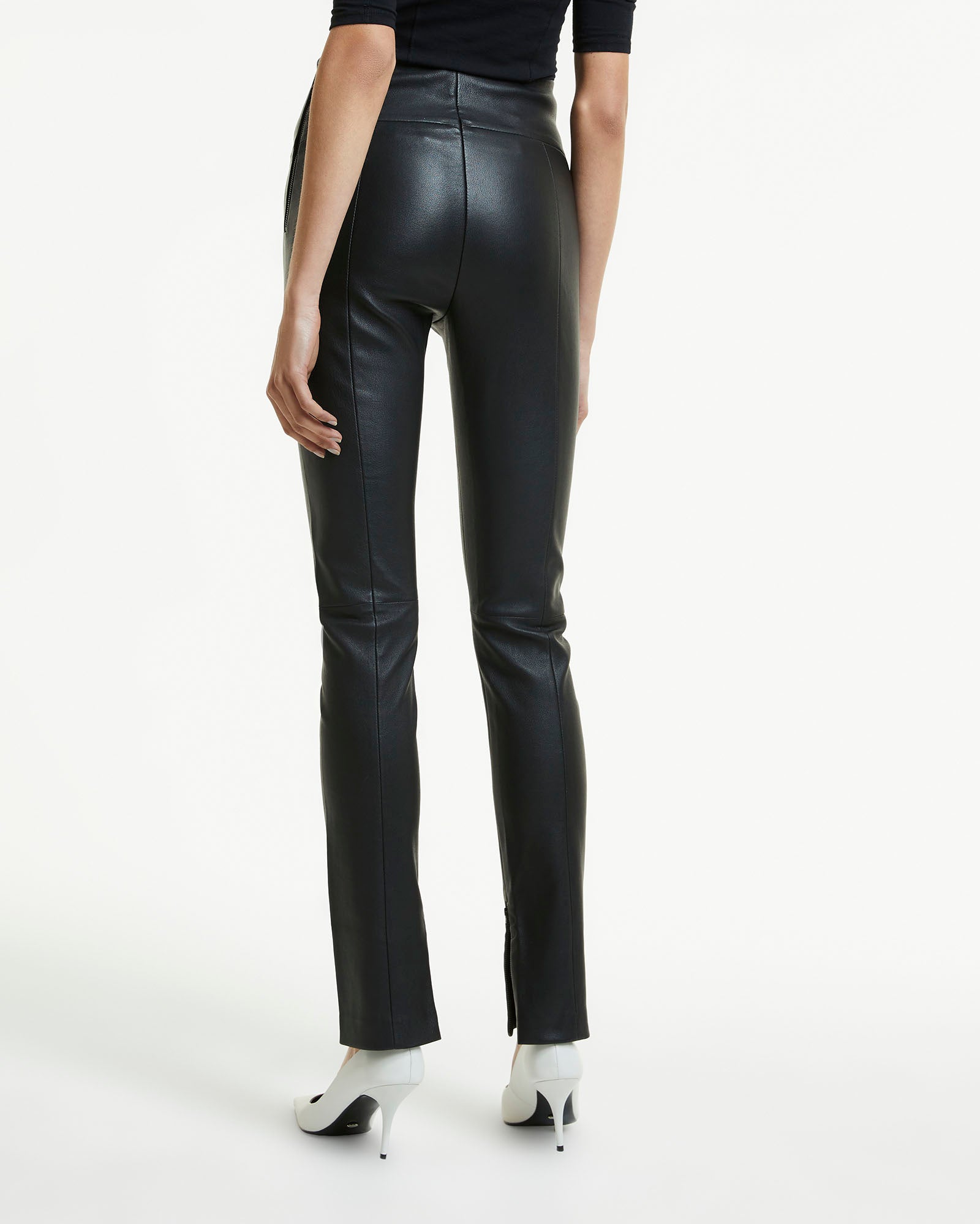 LUNA LEATHER PANT BLACK