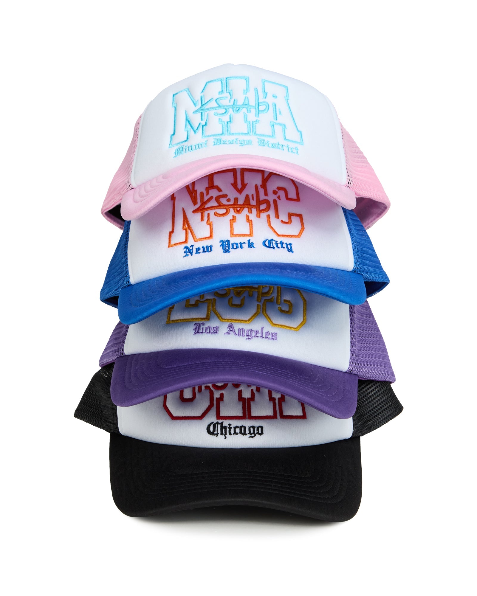 CHICAGO AND THE STREETS TRUCKER CAP BLACK REGULAR HEADWEAR