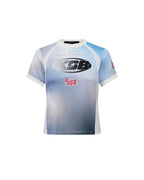 WOMENS ALL NIGHT BABY JERSEY BLU HAZE TEES