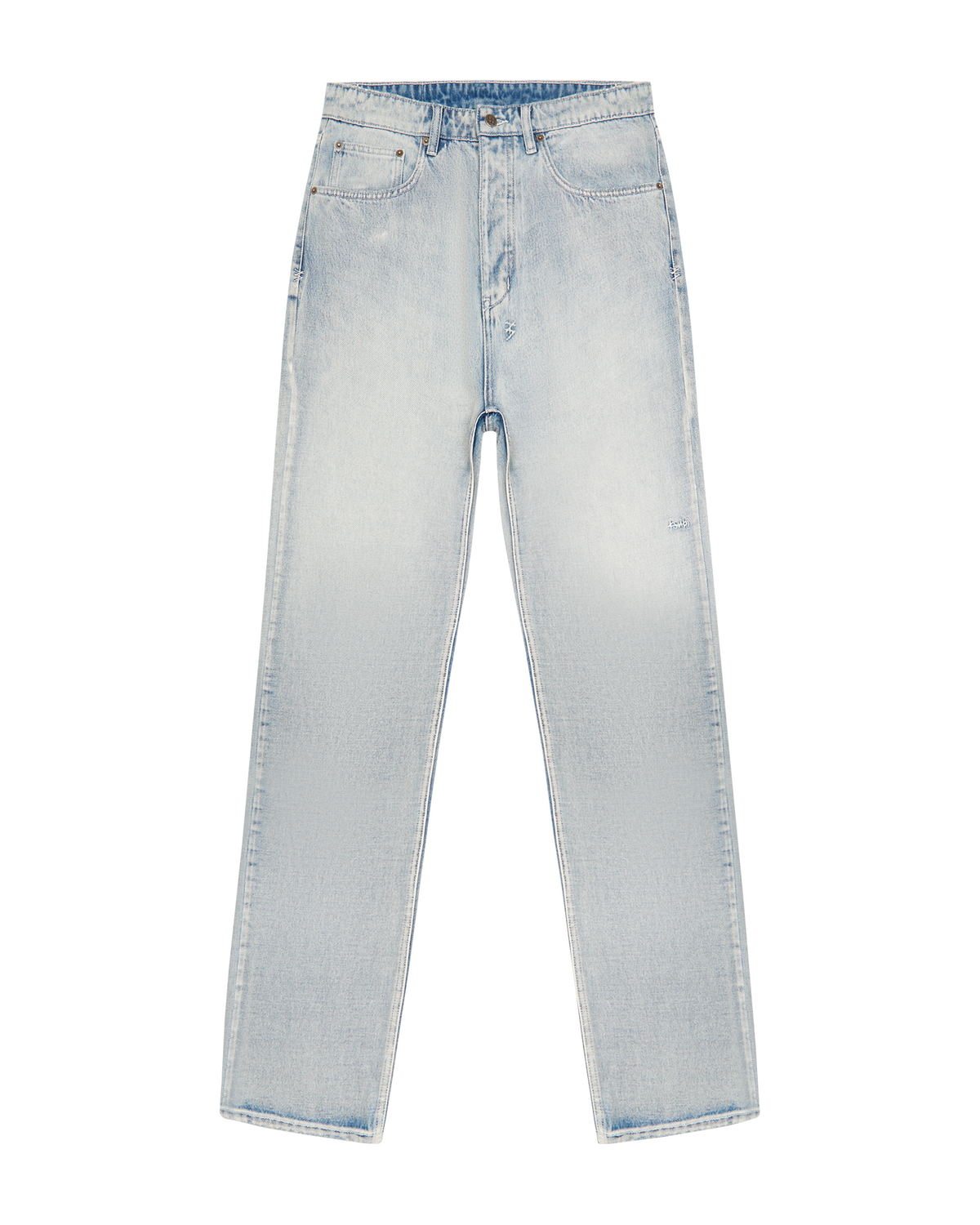 Mens Anti K Legacy Blue Relaxed Denim Jeans - Denim