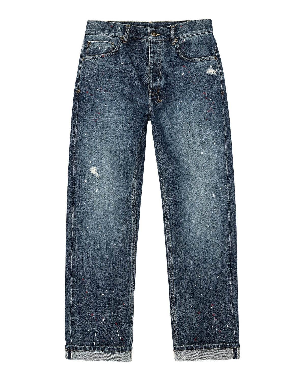 MENS ANTI K SELVEDGE ARTIST BLUE DENIM JEANS