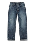 MENS ANTI K SELVEDGE ARTIST BLUE DENIM JEANS