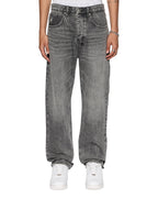 MENS ANTI K WORN GREY DENIM JEANS