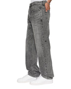 MENS ANTI K WORN GREY DENIM JEANS
