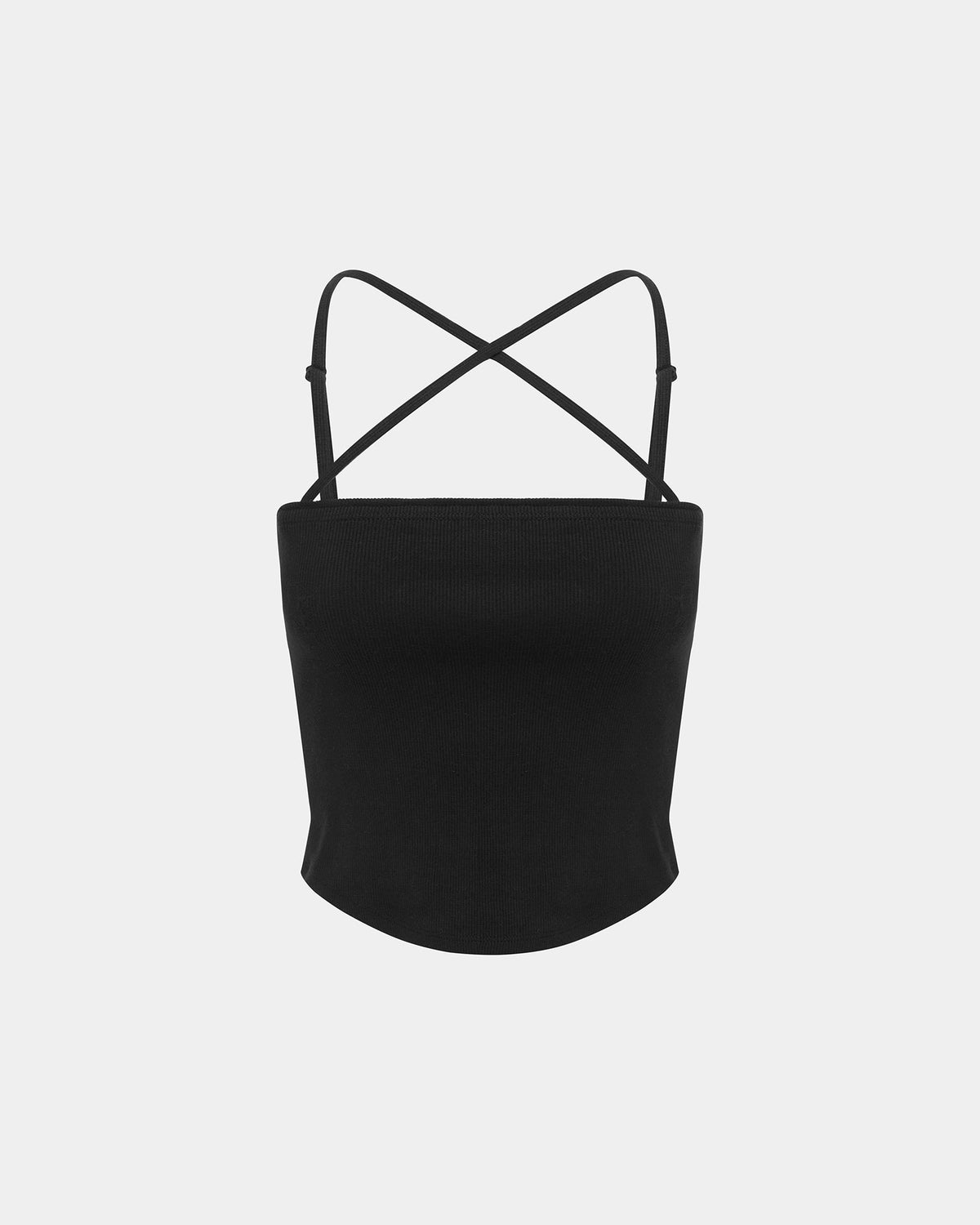WOMENS ARISE TUBE TOP BLACK FASHION TOPS