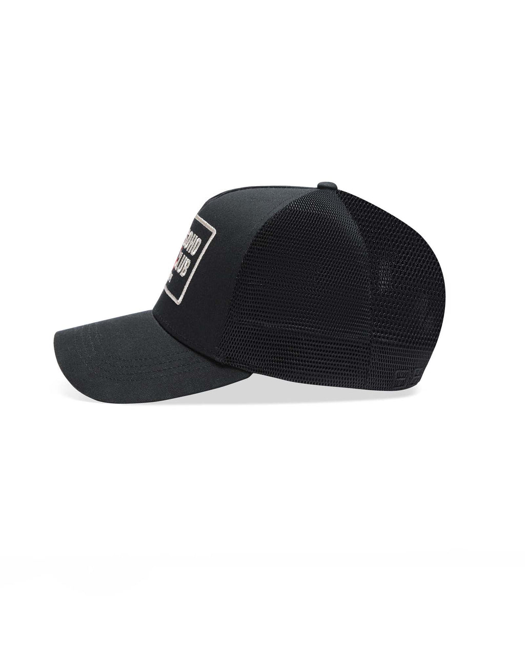 Club Hi Profile Trucker Black Headwear - Black