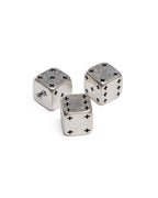 Cee-lo Dice Set Gifting - Silver