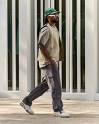 Mens All Hands Cargo Pant Washed Black Relaxed Pants - Black