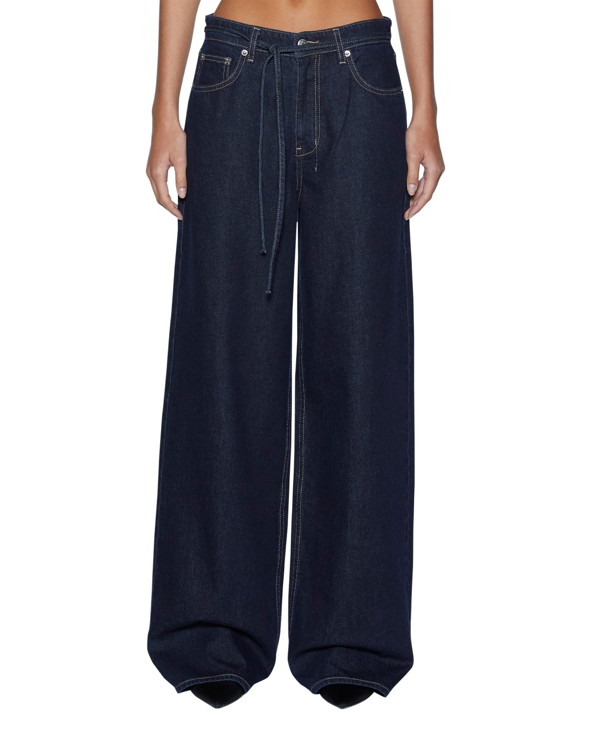 Womens Baggy Jean Zenith Pop Baggy Denim Jeans - Denim