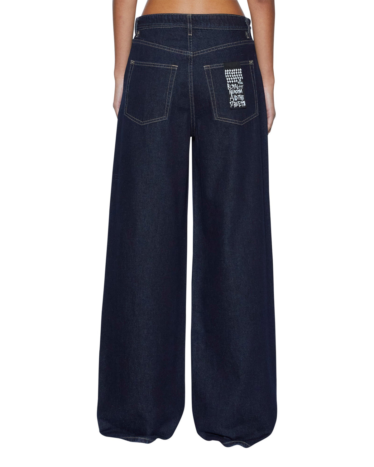 Womens Baggy Jean Zenith Pop Baggy Denim Jeans - Denim