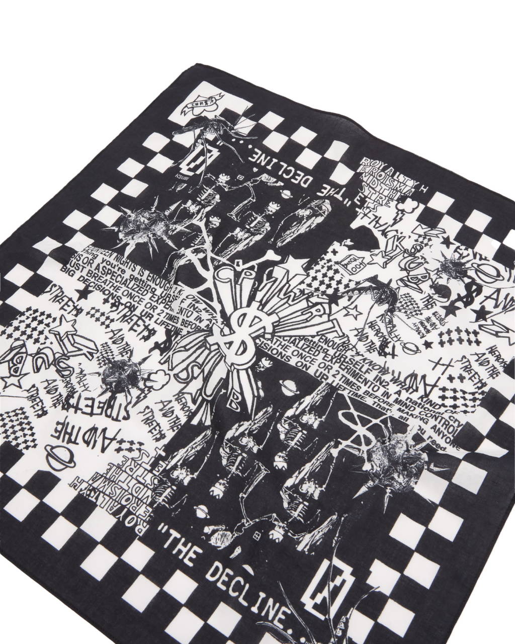 Death Machine Bandana Black Accessories - Black