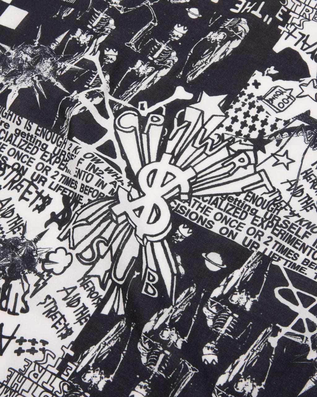 Death Machine Bandana Black Accessories - Black