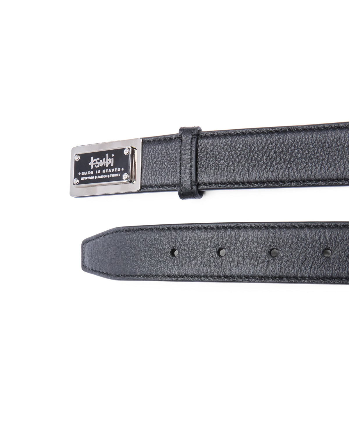 MADE IN HEAVEN BELT BLACK/ SILVER