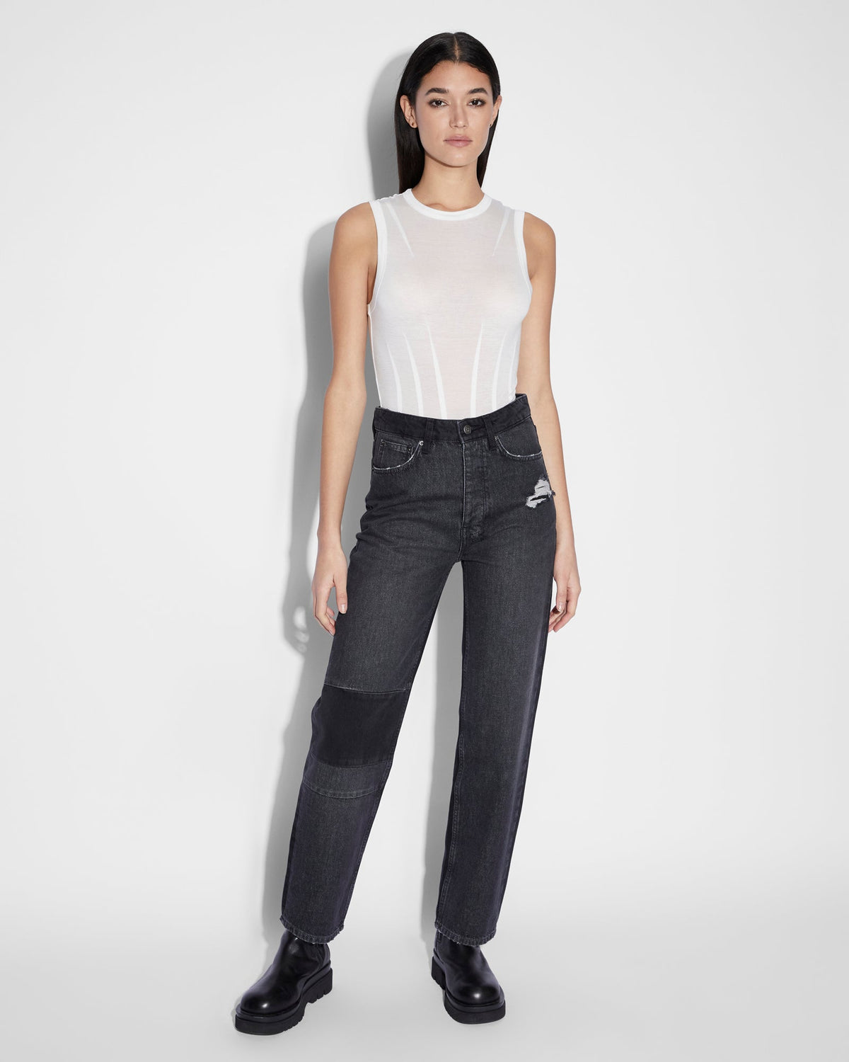 WOMENS RESTRICT CORSET BODYSUIT ECRU FASHION TOPS