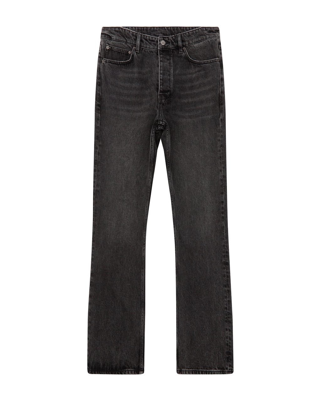 Mens Bronko Blakk Rokk Bootcut Denim Jeans - Black
