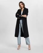Womens Kamille Coat Black Relaxed Jackets - Black