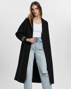 Womens Kamille Coat Black Relaxed Jackets - Black