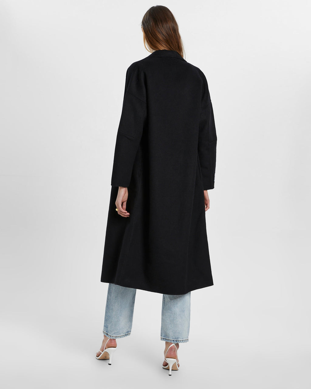 Womens Kamille Coat Black Relaxed Jackets - Black