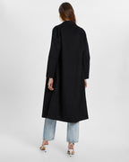 Womens Kamille Coat Black Relaxed Jackets - Black