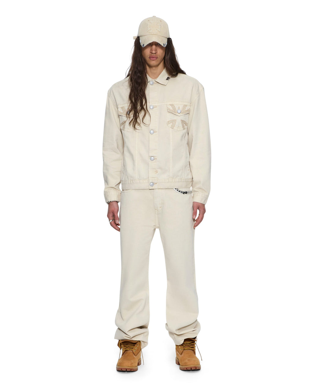 MENS KSUBI X ALICE HOLLYWOOD OH G JACKET IVORY JACKETS