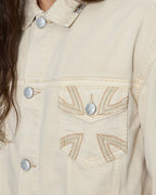 MENS KSUBI X ALICE HOLLYWOOD OH G JACKET IVORY JACKETS