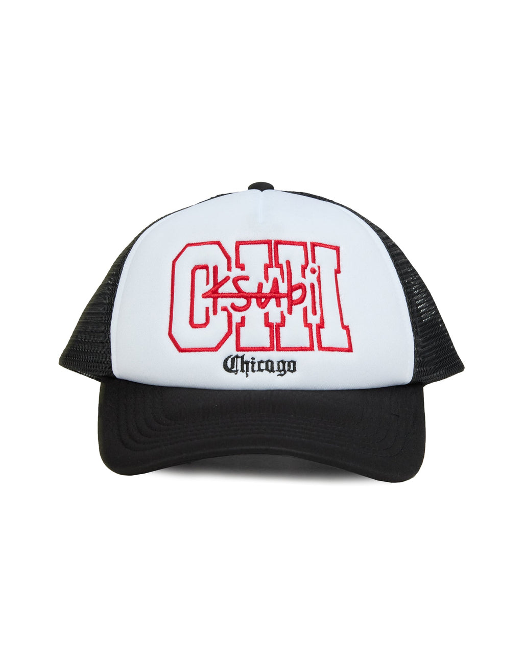 CHICAGO AND THE STREETS TRUCKER CAP BLACK HEADWEAR