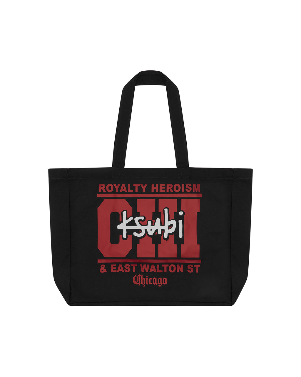 Chicago And The Streets Tote Black Bags - Black