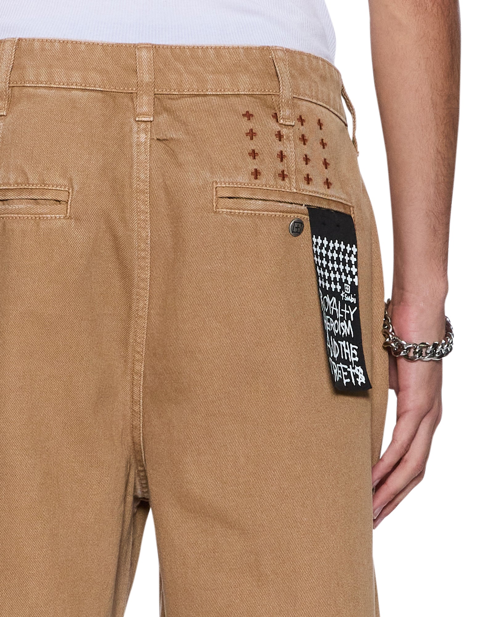 MENS  RIVAL CHINO TROUSER DRIFTWOOD STRAIGHT PANTS