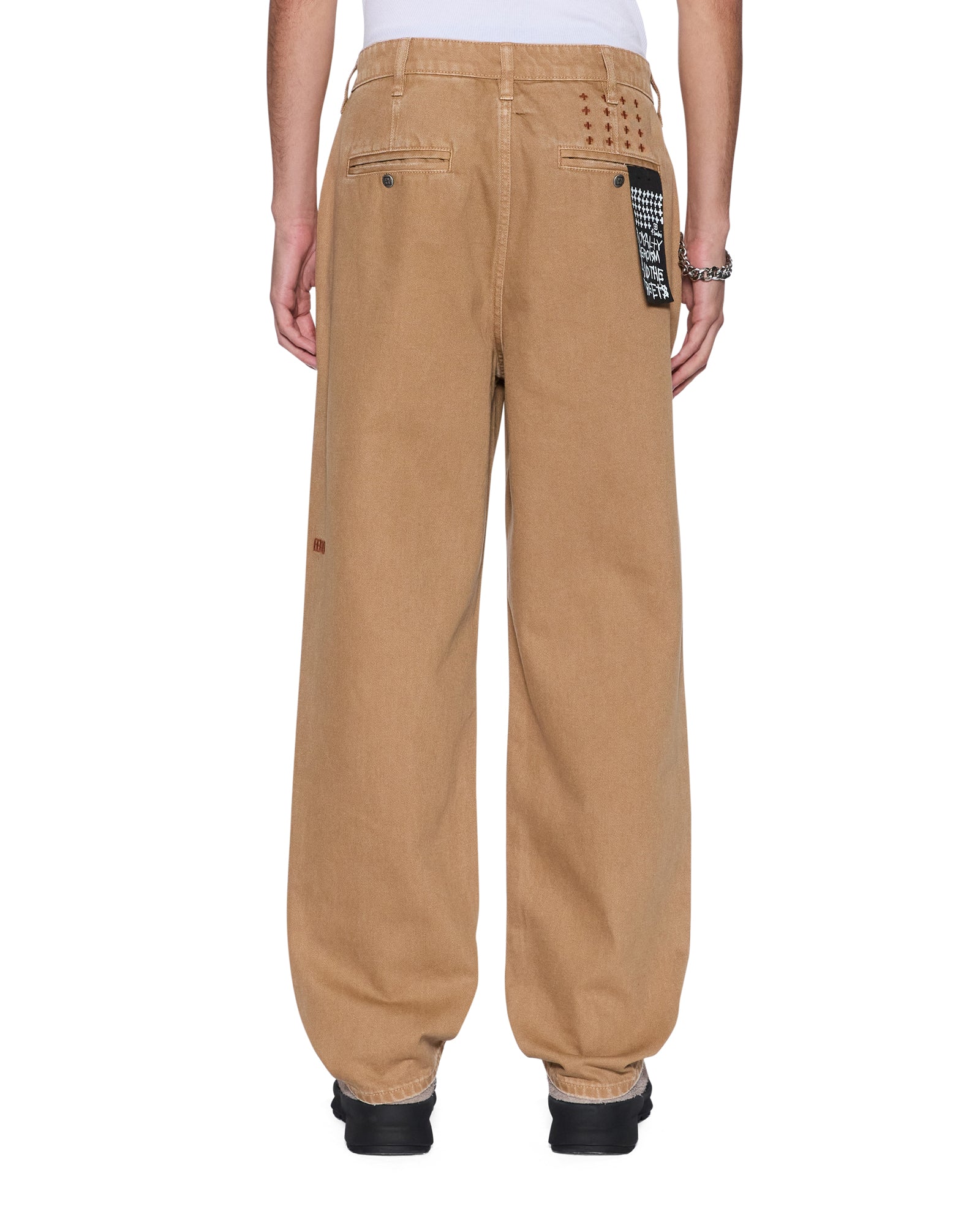 MENS  RIVAL CHINO TROUSER DRIFTWOOD STRAIGHT PANTS
