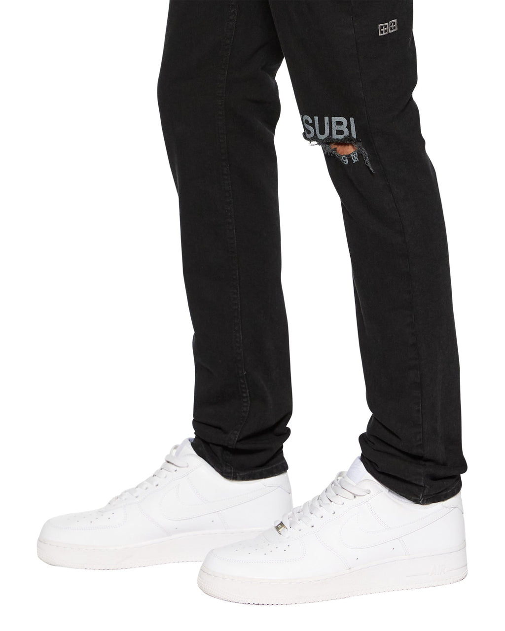 MENS CHITCH LAID BLACK EST DENIM JEANS
