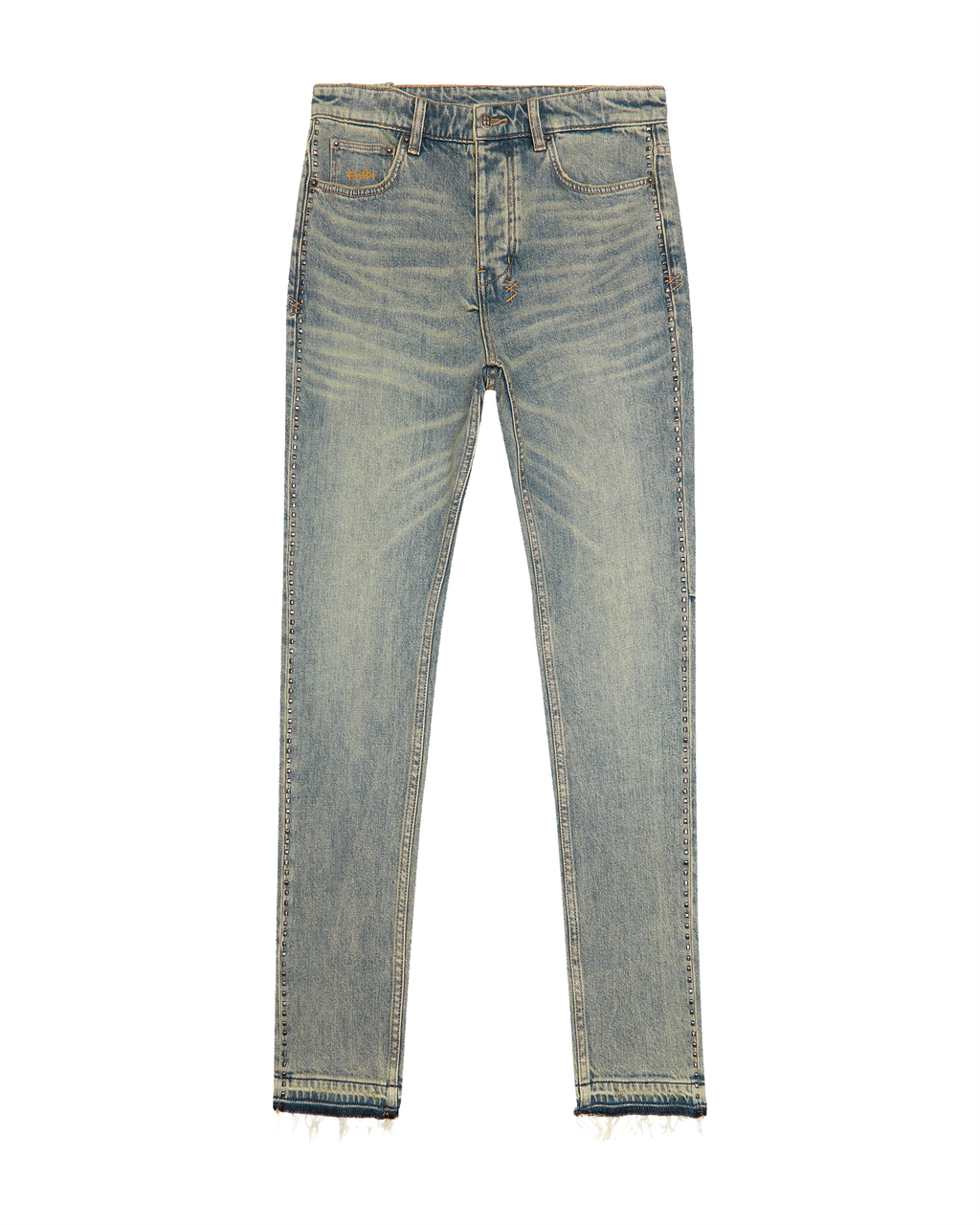 Mens Chitch Stagelight Studded Slim Denim Jeans - Denim