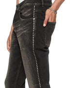 MENS CHITCH TARR STUDDED DENIM JEANS