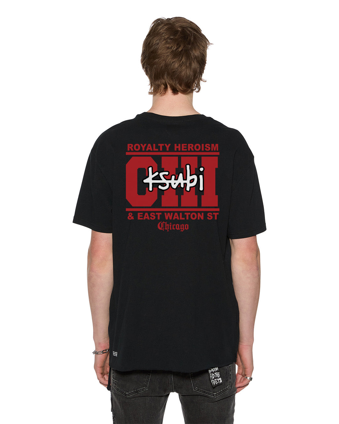 CHICAGO AND THE STREETS SS BIGGIE TEE BLACK