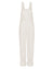 WOMENS  CLOSE CALL OVERALL BLANC RELAXED JUMPSUITS