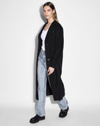 Womens Kamille Coat Black Relaxed Jackets - Black