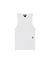 MENS  DEBUT SINGLET WHITE FITTED TEES