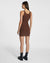 WOMENS  ARISE TANK DRESS CHOCOLATE FITTED DRESSES